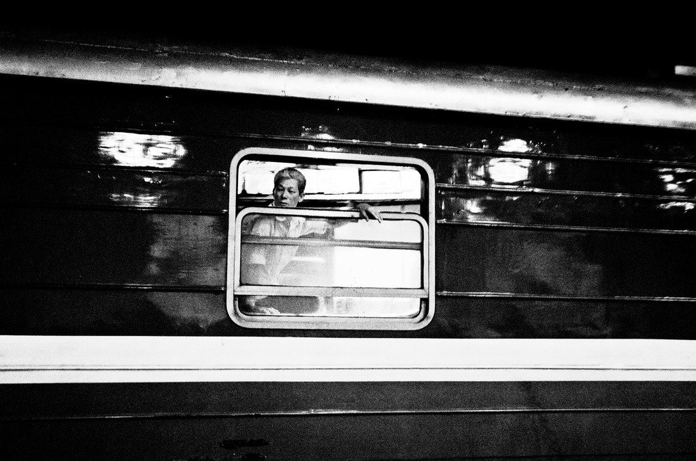 On the Train in Vietnam, 2011